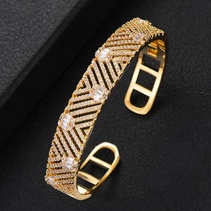 Trendy Luxury Stack-able Bangle Cuff - Kingz Court