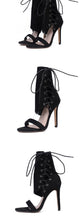 Load image into Gallery viewer, Gladiator Rome Buckle Strap Peep Toe Ankle Boots - Kingz Court