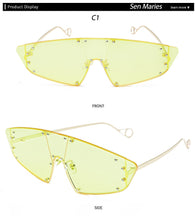 Load image into Gallery viewer, Fashion Rivet Cat Eye Sunglasses - Kingz Court