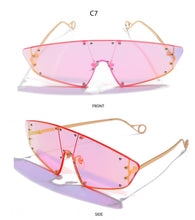 Load image into Gallery viewer, Fashion Rivet Cat Eye Sunglasses - Kingz Court