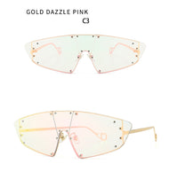 Load image into Gallery viewer, Fashion Rivet Cat Eye Sunglasses - Kingz Court