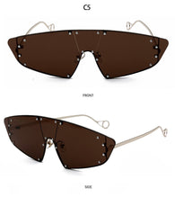 Load image into Gallery viewer, Fashion Rivet Cat Eye Sunglasses - Kingz Court