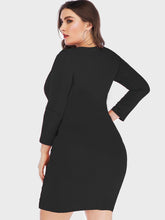 Load image into Gallery viewer, Bodycon V-Neck Mini Dress - Kingz Court