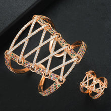 Load image into Gallery viewer, Wide Big Corset 2PCS Bracelets &amp; Ring Sets - Kingz Court