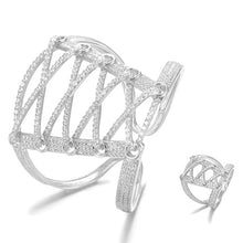 Load image into Gallery viewer, Wide Big Corset 2PCS Bracelets &amp; Ring Sets - Kingz Court