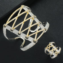 Load image into Gallery viewer, Wide Big Corset 2PCS Bracelets &amp; Ring Sets - Kingz Court