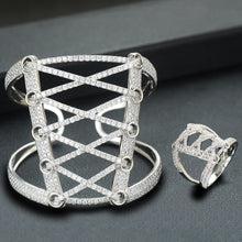 Load image into Gallery viewer, Wide Big Corset 2PCS Bracelets &amp; Ring Sets - Kingz Court