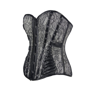 Leather Sexy Lace Hollow Out Waist Corset - Kingz Court