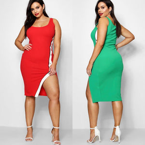 Knee Length Button Accent Dress - Kingz Court