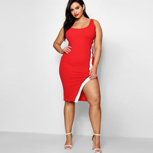 Knee Length Button Accent Dress - Kingz Court