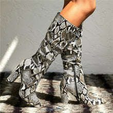 Load image into Gallery viewer, Colorful Snake Skin Boots - Kingz Court