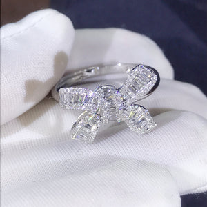 Fashion Bow 925 Sterling Silver Ring - Kingz Court