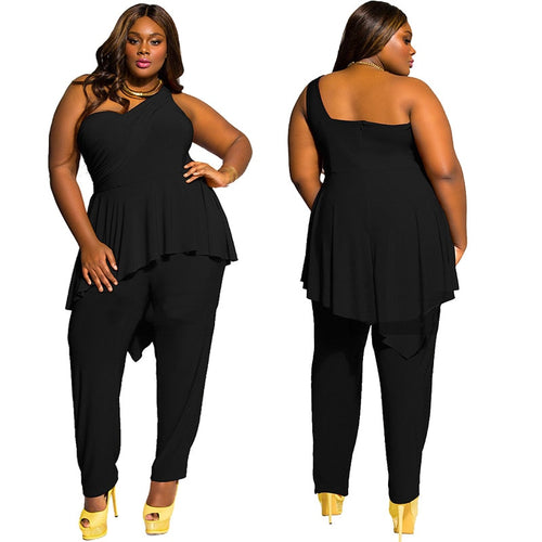 Off The Shoulder Ruffle Jumpsuit - Kingz Court