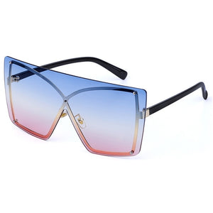 Rainbow Gradient Cat Eye Sunglasses - Kingz Court