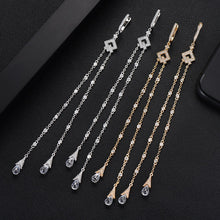 Load image into Gallery viewer, Super Long Cross Tassel Drop Earrings - Kingz Court