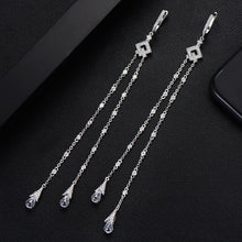 Load image into Gallery viewer, Super Long Cross Tassel Drop Earrings - Kingz Court