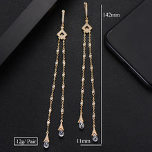 Load image into Gallery viewer, Super Long Cross Tassel Drop Earrings - Kingz Court