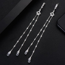 Load image into Gallery viewer, Super Long Cross Tassel Drop Earrings - Kingz Court